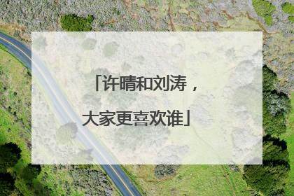 许晴和刘涛，大家更喜欢谁