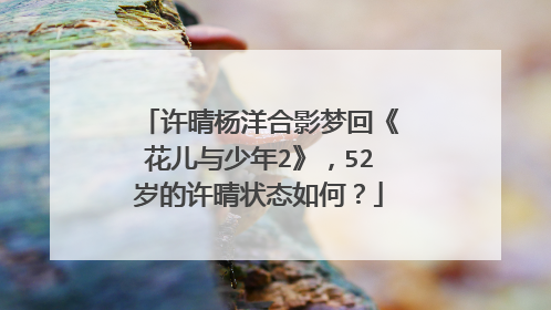 许晴杨洋合影梦回《花儿与少年2》,52岁的许晴状态如何?