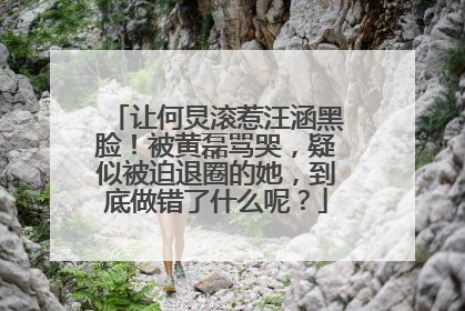 让何炅滚惹汪涵黑脸！被黄磊骂哭，疑似被迫退圈的她，到底做错了什么呢？