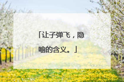 让子弹飞，隐喻的含义。