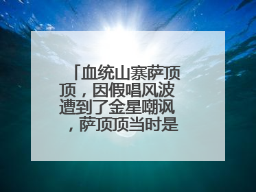 血统山寨萨顶顶,因假唱风波遭到了金星嘲讽,萨顶顶当时是怎么回怼的?