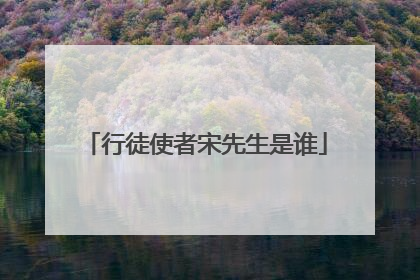行徒使者宋先生是谁