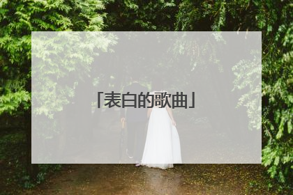 表白的歌曲