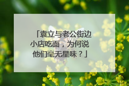 袁立与老公街边小店吃面，为何说他们毫无星味？