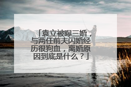 袁立被曝三婚,与两任前夫闪婚经历很狗血,离婚原因到底是什么?