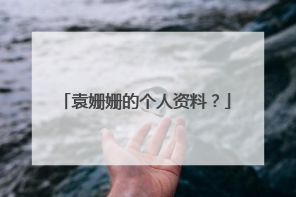 袁姗姗的个人资料？