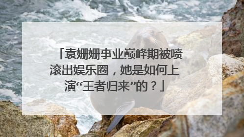 袁姗姗事业巅峰期被喷滚出娱乐圈,她是如何上演“王者归来”的?