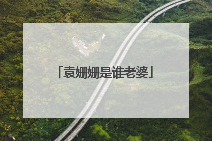 袁姗姗是谁老婆