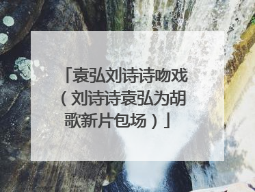 袁弘刘诗诗吻戏（刘诗诗袁弘为胡歌新片包场）