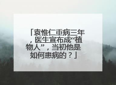 袁惟仁重病三年，医生宣布成“植物人”，当初他是如何患病的？