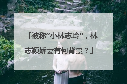 被称“小林志玲”，林志颖娇妻有何背景？