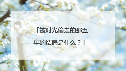 被时光偷走的那五年的结局是什么?