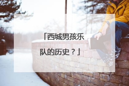 西城男孩乐队的历史？