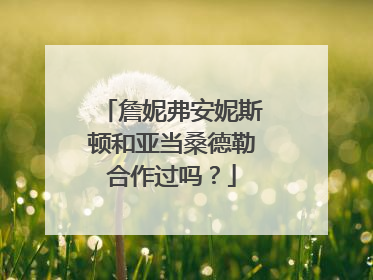 詹妮弗安妮斯顿和亚当桑德勒合作过吗?