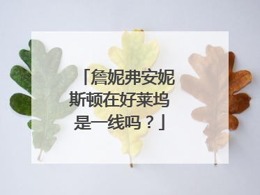 詹妮弗安妮斯顿在好莱坞是一线吗?