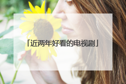 近两年好看的电视剧