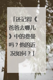 还记得《爸爸去哪儿》中的费曼吗?他的近况如何?