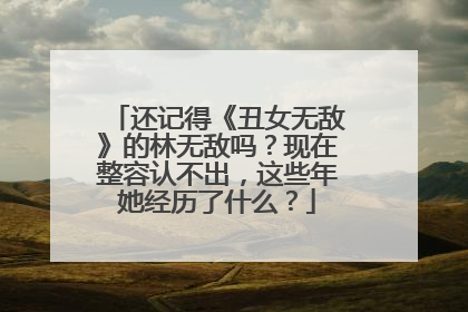 还记得《丑女无敌》的林无敌吗?现在整容认不出,这些年她经历了什么?