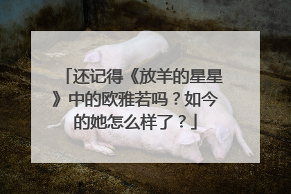 还记得《放羊的星星》中的欧雅若吗?如今的她怎么样了?