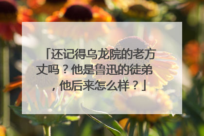 还记得乌龙院的老方丈吗？他是鲁迅的徒弟，他后来怎么样？