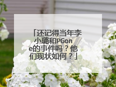 还记得当年李小璐和PGone的事件吗?他们现状如何?
