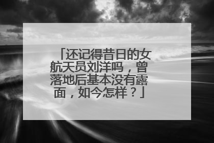 还记得昔日的女航天员刘洋吗,曾落地后基本没有露面,如今怎样?