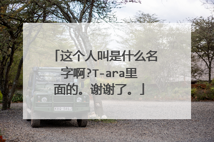 这个人叫是什么名字啊?T-ara里面的。谢谢了。