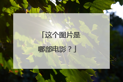 这个图片是哪部电影？