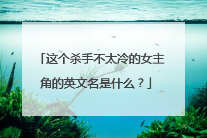 这个杀手不太冷的女主角的英文名是什么？