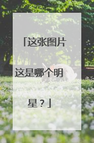 这张图片这是哪个明星？