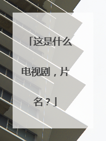 这是什么电视剧，片名？