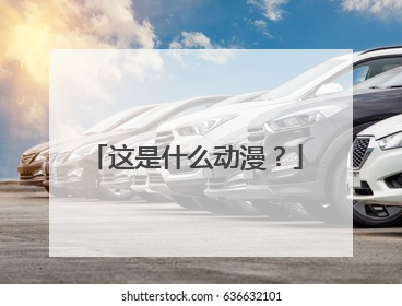 这是什么动漫？