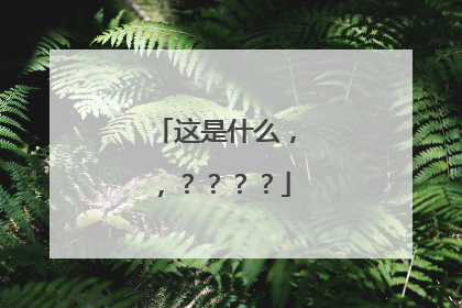 这是什么,,????