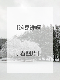 这是谁啊,看图片