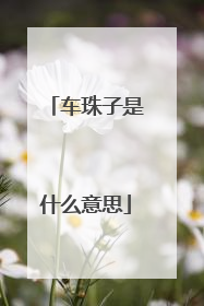车珠子是什么意思