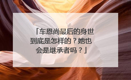 车恩尚最后的身世到底是怎样的？她也会是继承者吗？