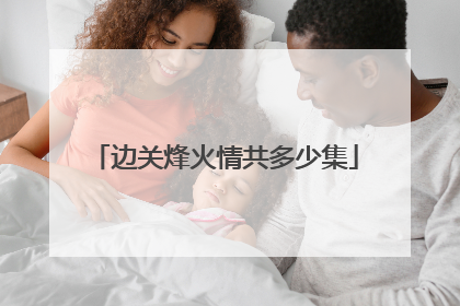 边关烽火情共多少集