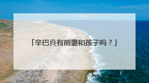 辛巴真有前妻和孩子吗？