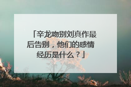 辛龙吻别刘真作最后告别，他们的感情经历是什么？