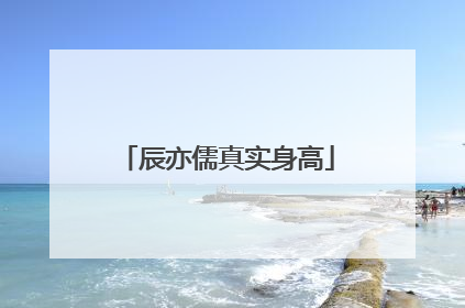 辰亦儒真实身高