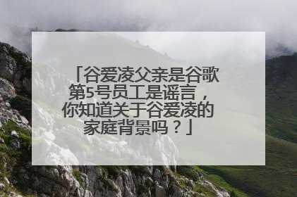 谷爱凌父亲是谷歌第5号员工是谣言,你知道关于谷爱凌的家庭背景吗?