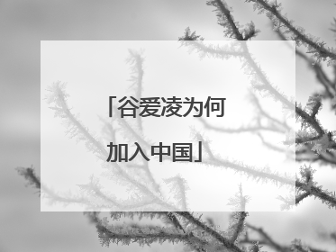 谷爱凌为何加入中国