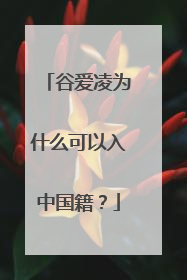 谷爱凌为什么可以入中国籍?