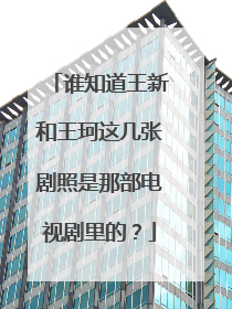 谁知道王新和王珂这几张剧照是那部电视剧里的？