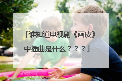 谁知道电视剧《画皮》中插曲是什么？？？
