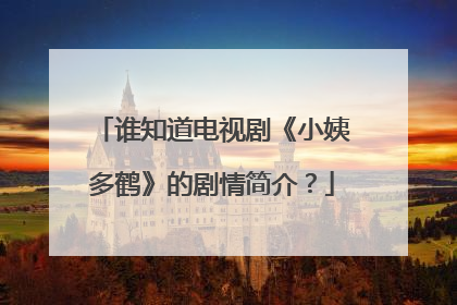 谁知道电视剧《小姨多鹤》的剧情简介？