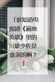 谁知道电视剧《遍地英雄》里的川雄少佐是谁演的啊?