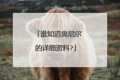 谁知道奥尼尔的详细资料?