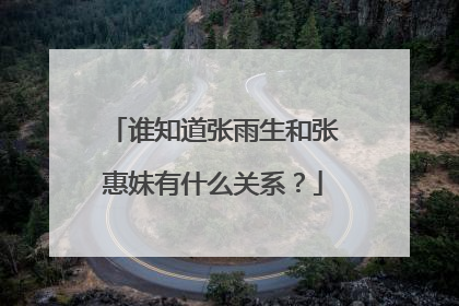 谁知道张雨生和张惠妹有什么关系？