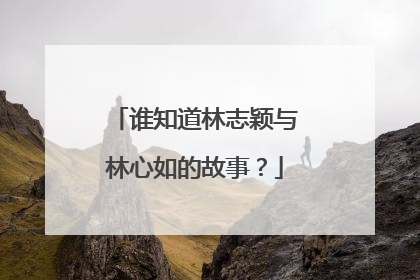 谁知道林志颖与林心如的故事?
